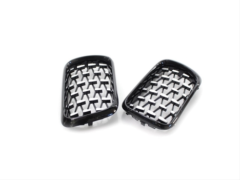 BMW 3 SERISI E36 1997-1999 IÇIN UYUMLU DIAMOND PANJUR (BÖBREK) PIANO BLACK ÇERÇEVE